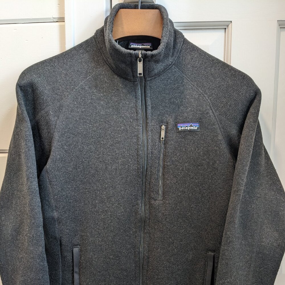 Men's Patagonia Better Sweater Jacket, Black, Small, Full Zip